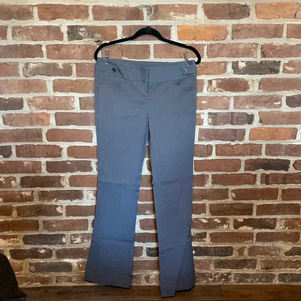 The Limited, Exact Stretch Trousers, size 6 tall, slate grey, NWOT